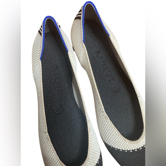 NWOB Rothy's The Square Flat in Tuxedo - Picture 9 of 14